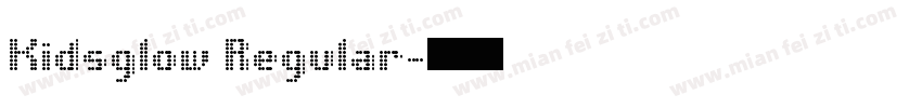 Kidsglow Regular字体转换